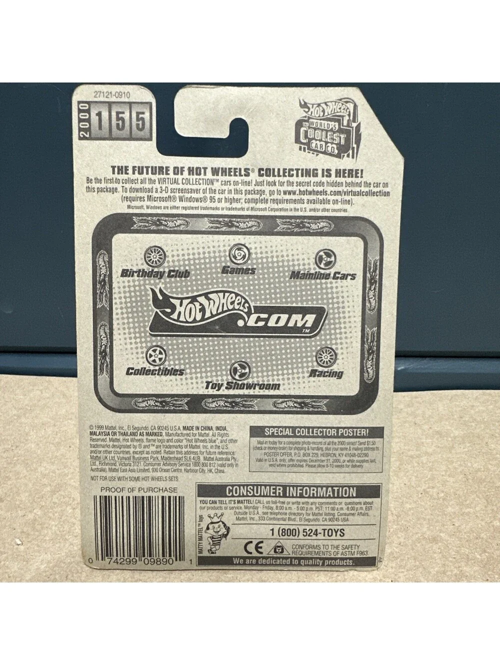 New Mattel Hot Wheels Virtual Collection Silver Splittin' Image 27121